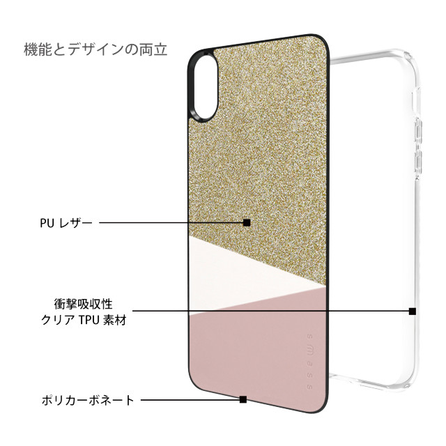 【iPhoneXR ケース】Tapis2 デザインケース (Gold)サブ画像