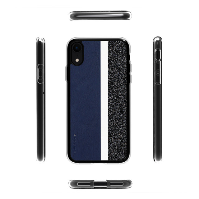 【iPhoneXR ケース】Stripe デザインケース (Navy)goods_nameサブ画像