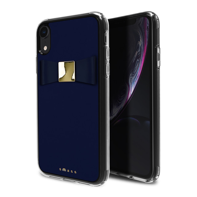 【iPhoneXR ケース】Rebon 本革 デザインケース (Navy)サブ画像