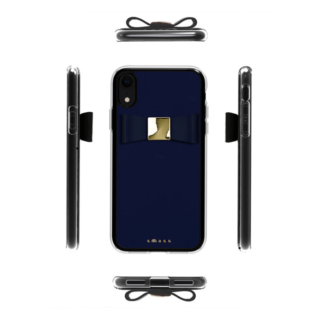 【iPhoneXR ケース】Rebon 本革 デザインケース (Navy)サブ画像