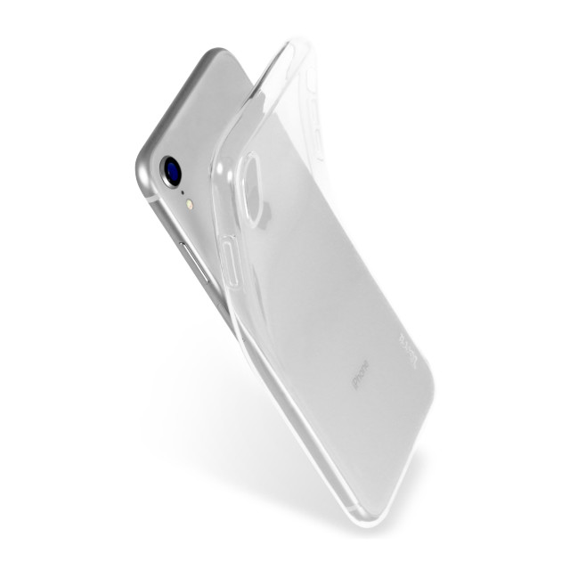 【iPhoneXR ケース】BONJelly 衝撃吸収ソフトクリアケース (リングスタンドストラップ付き) Clearサブ画像