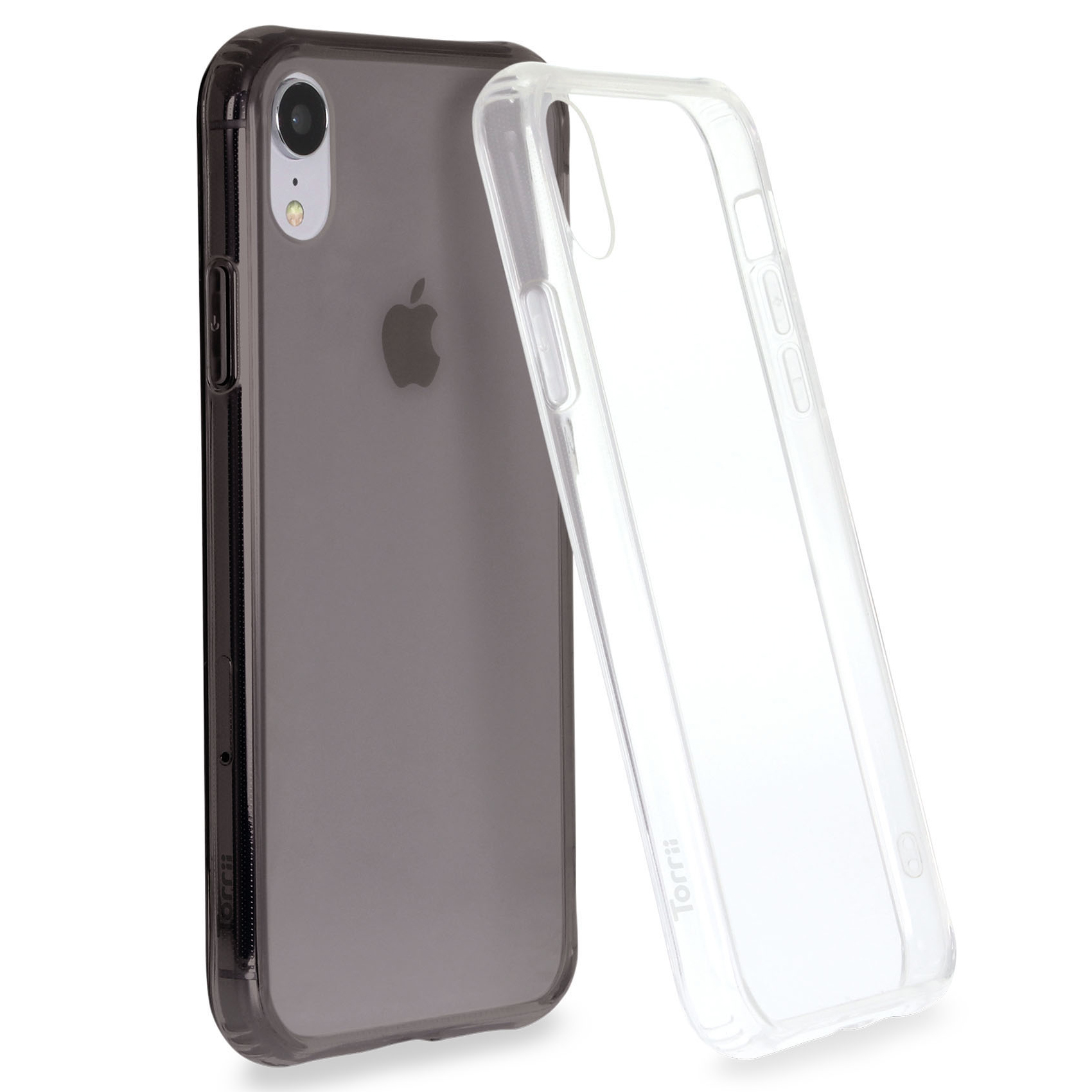 【iPhoneXR ケース】Torrii 衝撃吸収TPUフレーム + 背面強化Glass クリアケース  (リングスタンドストラップ付き) Clearサブ画像