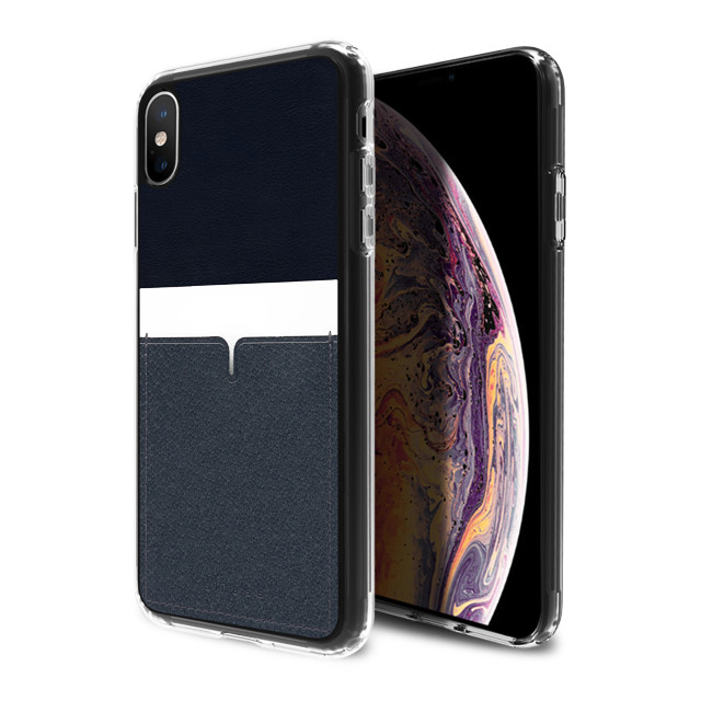 【iPhoneXS Max ケース】C1 バックポケットケース (Navy)goods_nameサブ画像