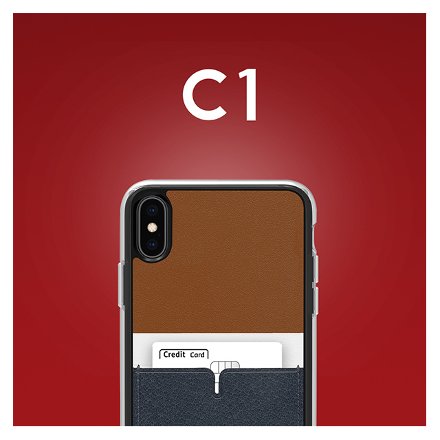 【iPhoneXS Max ケース】C1 バックポケットケース (Tan)サブ画像