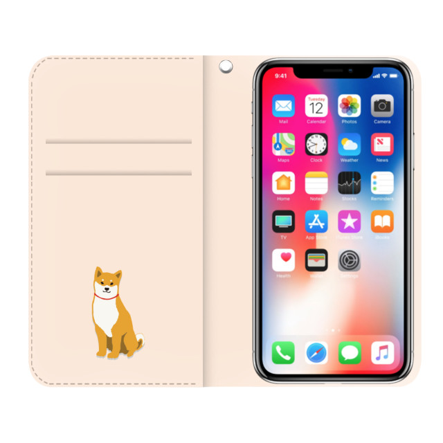 【iPhoneXR ケース】しばたさんダイアリーケース (クビワ)goods_nameサブ画像