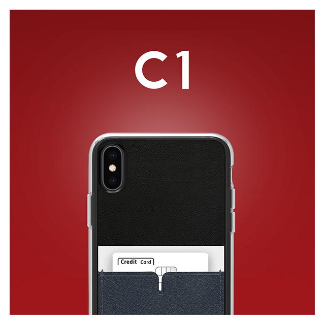 【iPhoneXS Max ケース】C1 バックポケットケース (Black)goods_nameサブ画像