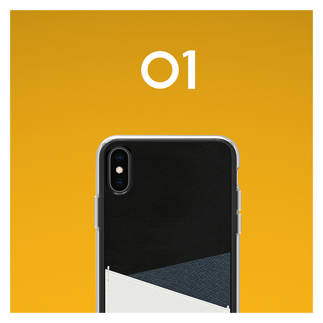 【iPhoneXS Max ケース】O1 バックポケットケース (Navy)サブ画像