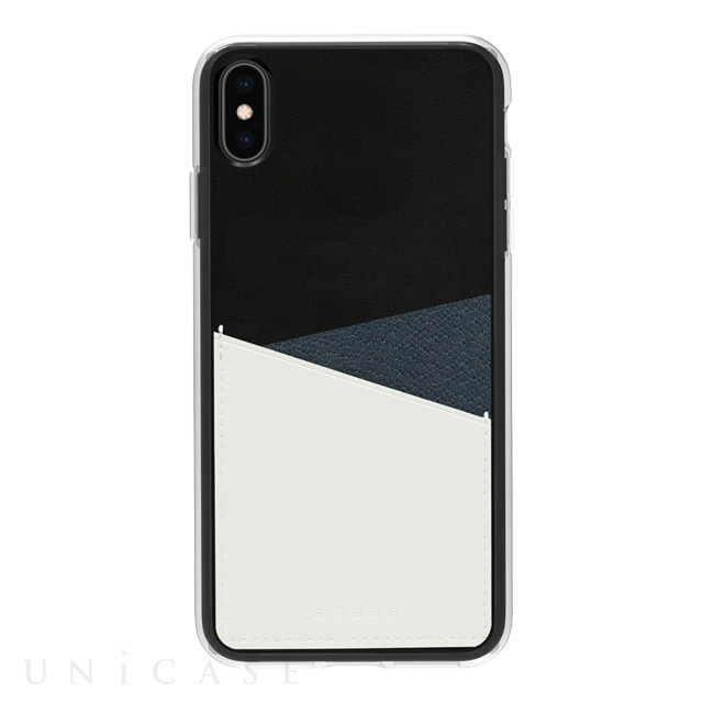 【iPhoneXS Max ケース】O1 バックポケットケース (Navy)