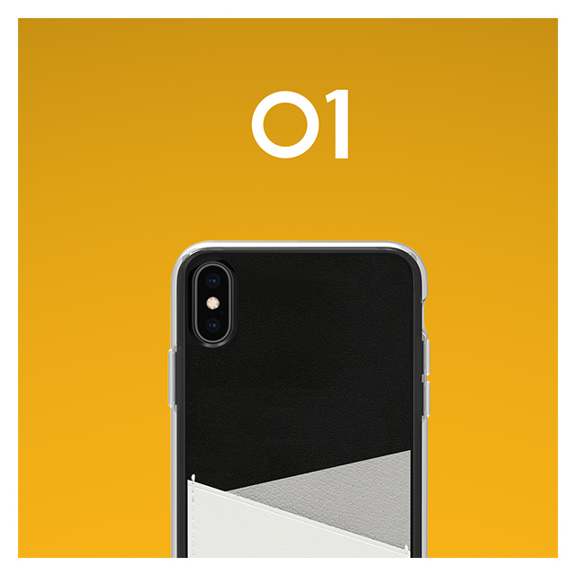 【iPhoneXS Max ケース】O1 バックポケットケース (Grey)サブ画像