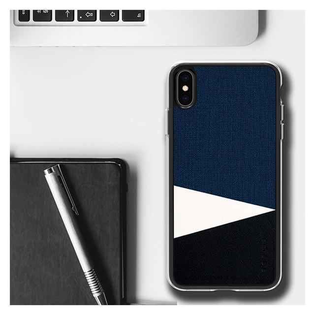 【iPhoneXS Max ケース】Tapis2 デザインケース (Blue)サブ画像