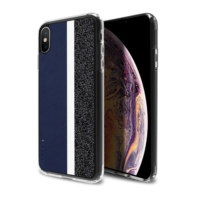 【iPhoneXS Max ケース】Stripe デザインケース (Navy)サブ画像