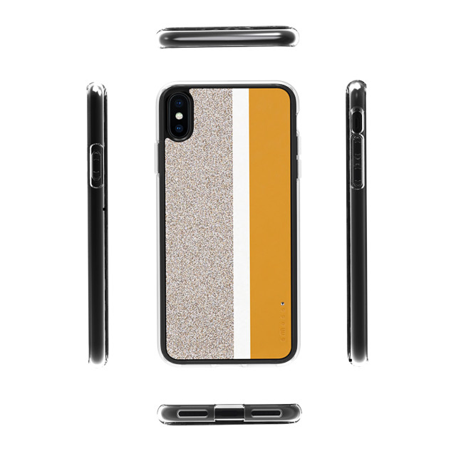 【iPhoneXS Max ケース】Stripe デザインケース (Yellow)サブ画像