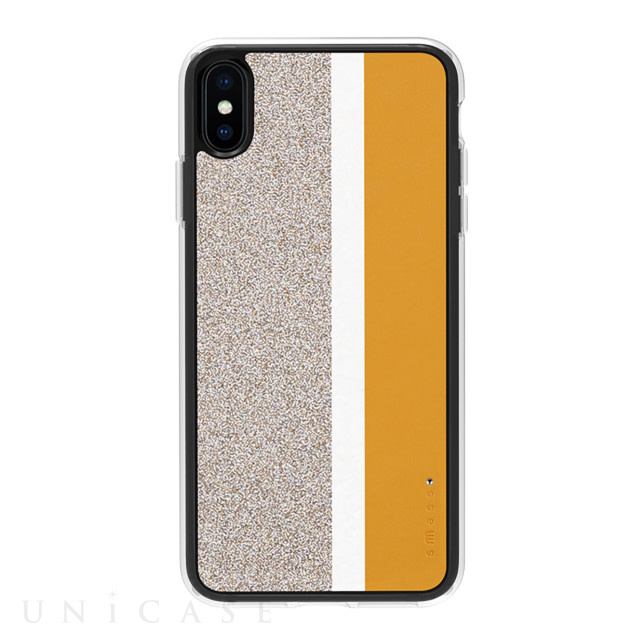 【iPhoneXS Max ケース】Stripe デザインケース (Yellow)