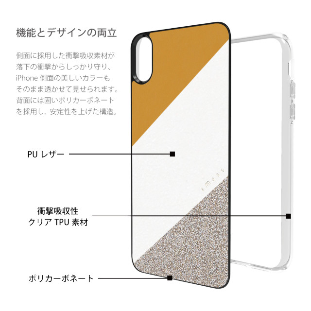 【iPhoneXS Max ケース】Frame デザインケース (Yellow)goods_nameサブ画像