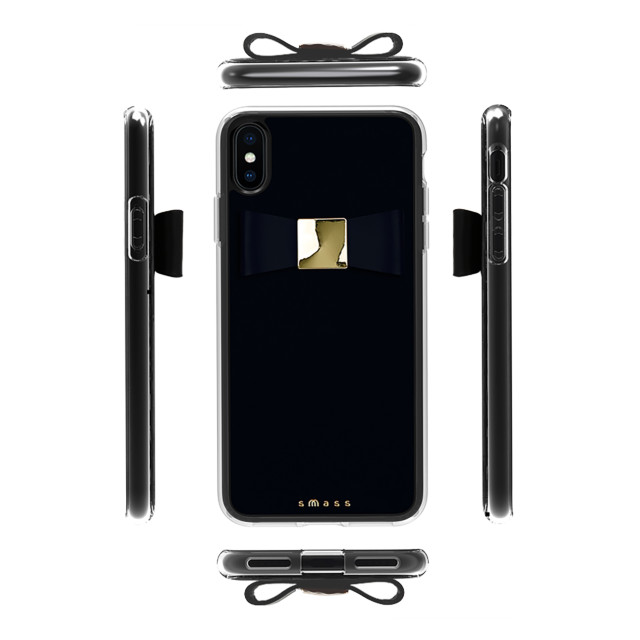 【iPhoneXS Max ケース】Rebon 本革 デザインケース (Black)サブ画像