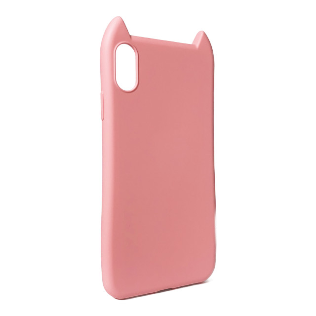 【iPhoneXS Max ケース】HANA 衝撃吸収TPU 猫耳デザインケース (PINK)サブ画像