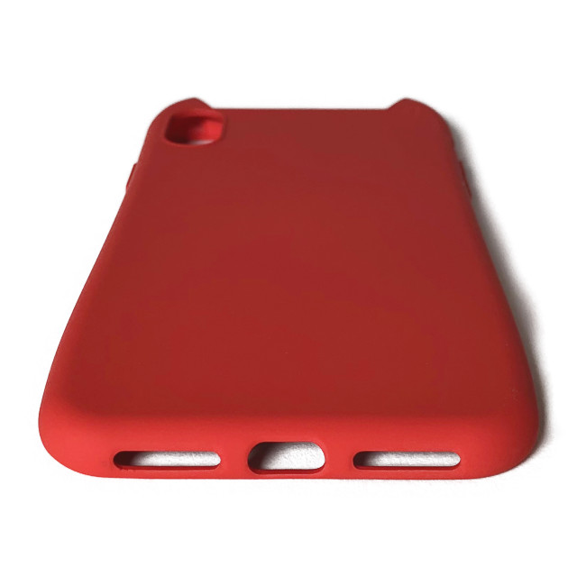 【iPhoneXS Max ケース】HANA 衝撃吸収TPU 猫耳デザインケース (RED)サブ画像
