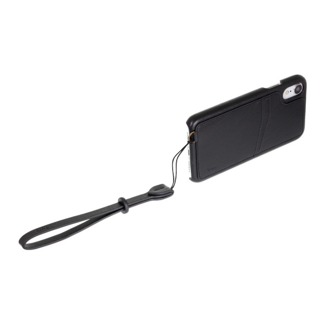 【iPhoneXS/X ケース】KOALA カードポケット付きiPhoneケース（ストラップ付き） Blackサブ画像