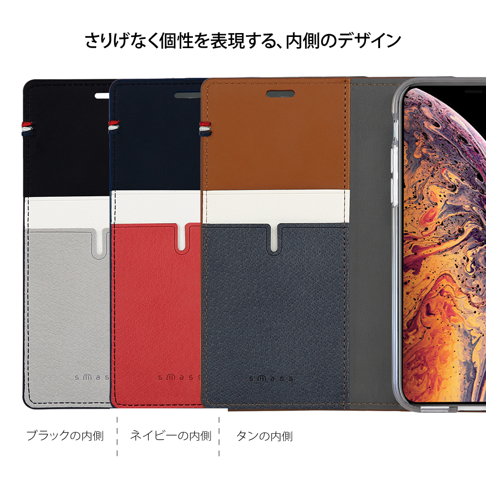 【iPhoneXR ケース】CAPO.F 本革手帳型ケース (Black)サブ画像