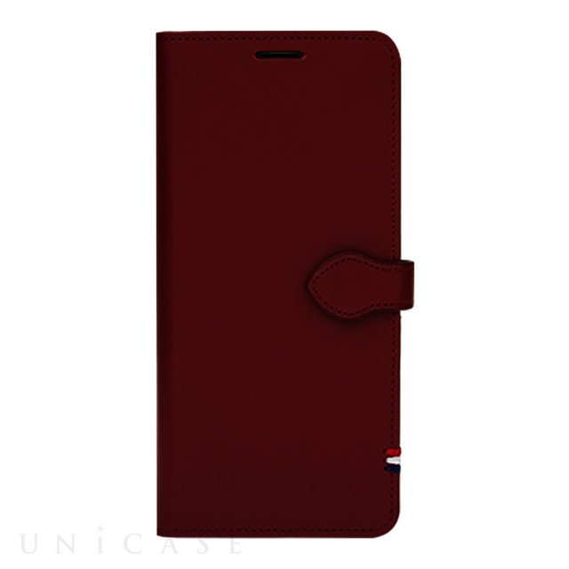 【iPhoneXS Max ケース】CAPO.D 本革手帳型ケース (Burgundy)