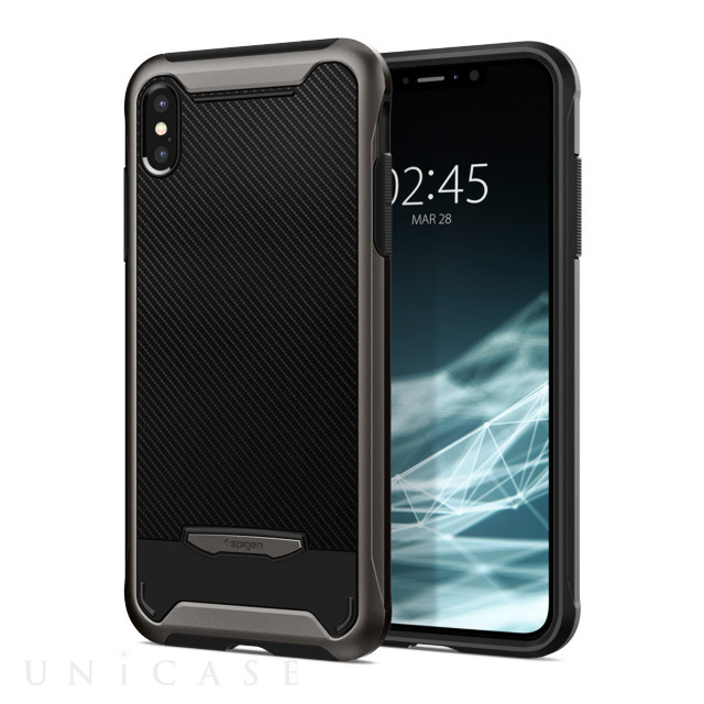 【iPhoneXS Max ケース】Hybrid NX (Gunmetal)