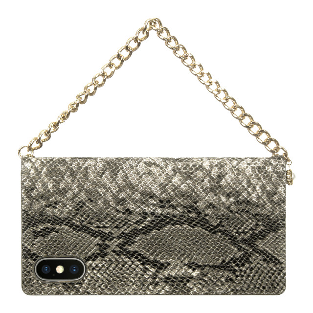 【iPhoneXS/X ケース】Gold trim Wallet (ベージュ)goods_nameサブ画像