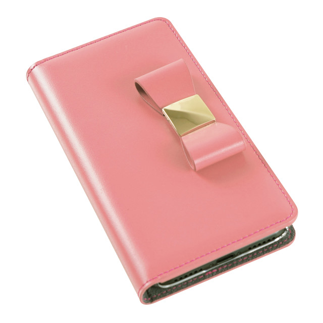 【iPhoneXR ケース】Ribbon Classic Diary （BabyPink）サブ画像