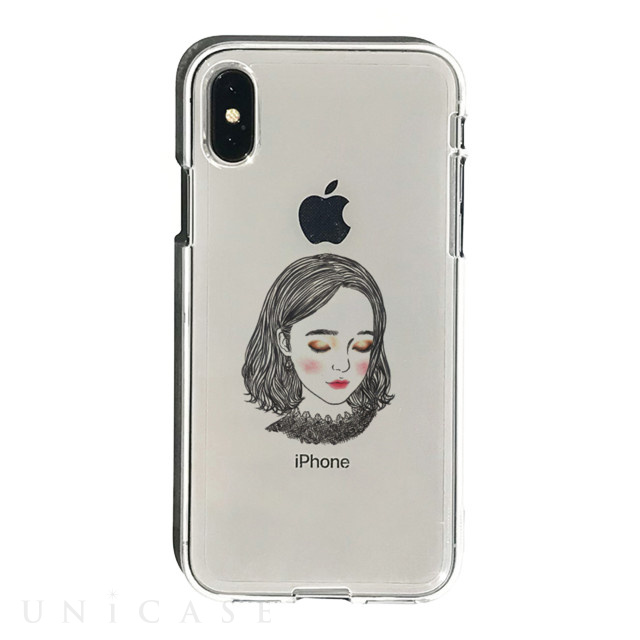 【iPhoneXS Max ケース】ソフトクリアケース (少女Ａ)