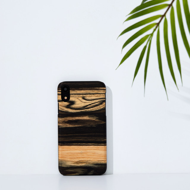 【iPhoneXR ケース】天然木ケース (White Ebony）goods_nameサブ画像