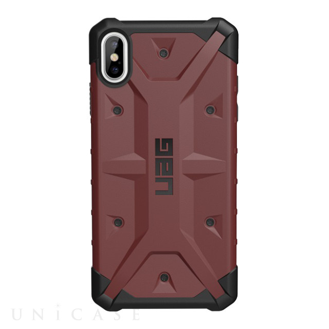 【iPhoneXS Max ケース】UAG Pathfinder Case (カーマイン)