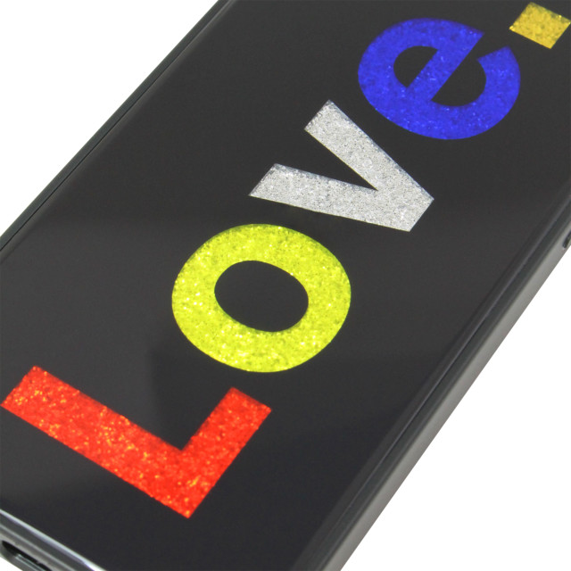 【iPhoneXS ケース】SQUBE GLITTER CASE (LOVE)サブ画像