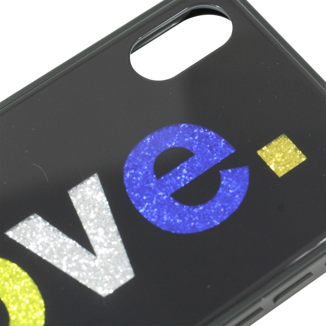 【iPhoneXS ケース】SQUBE GLITTER CASE (LOVE)goods_nameサブ画像