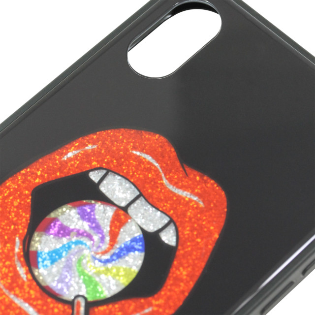 【iPhoneXS ケース】SQUBE GLITTER CASE (リップ)サブ画像