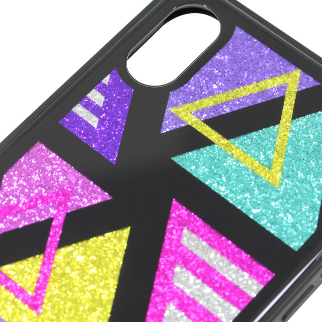 【iPhoneXS ケース】SQUBE GLITTER CASE (三角)サブ画像