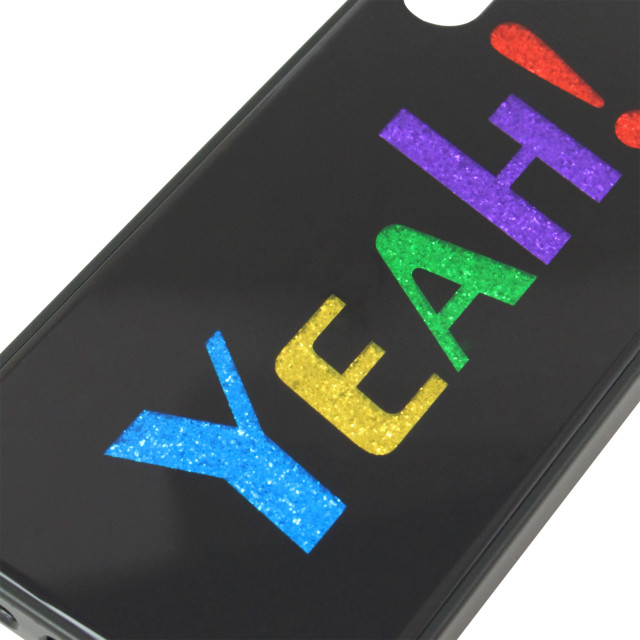 【iPhoneXS ケース】SQUBE GLITTER CASE (YEAH)サブ画像