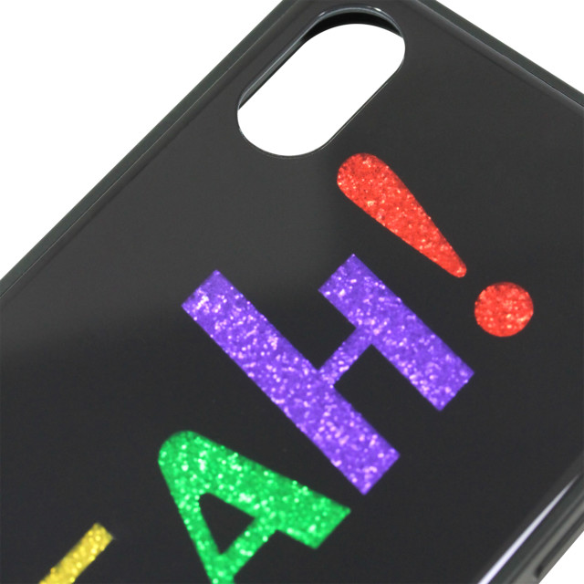 【iPhoneXS ケース】SQUBE GLITTER CASE (YEAH)goods_nameサブ画像