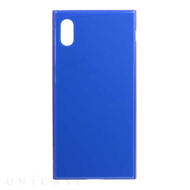 【iPhoneXS Max ケース】SQUBE PREMIUM CASE (ブルー)