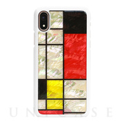 【iPhoneXR ケース】天然貝ケース (Mondrian ホ...