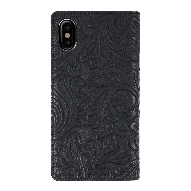 【iPhoneXS Max ケース】Paisley Diary (ブラック)サブ画像