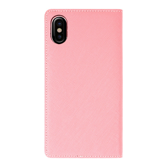 【iPhoneXS Max ケース】Saffiano Flip Case (ベビーピンク)サブ画像