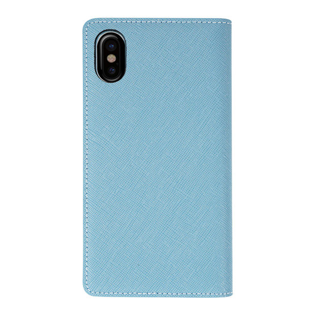 【iPhoneXS Max ケース】Saffiano Flip Case (シルクブルー)goods_nameサブ画像