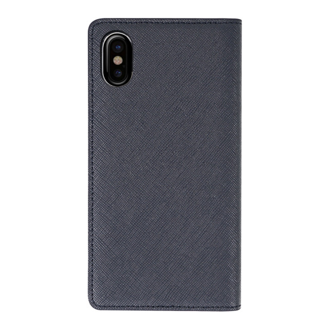 【iPhoneXS Max ケース】Saffiano Flip Case (クラシックネイビー)goods_nameサブ画像