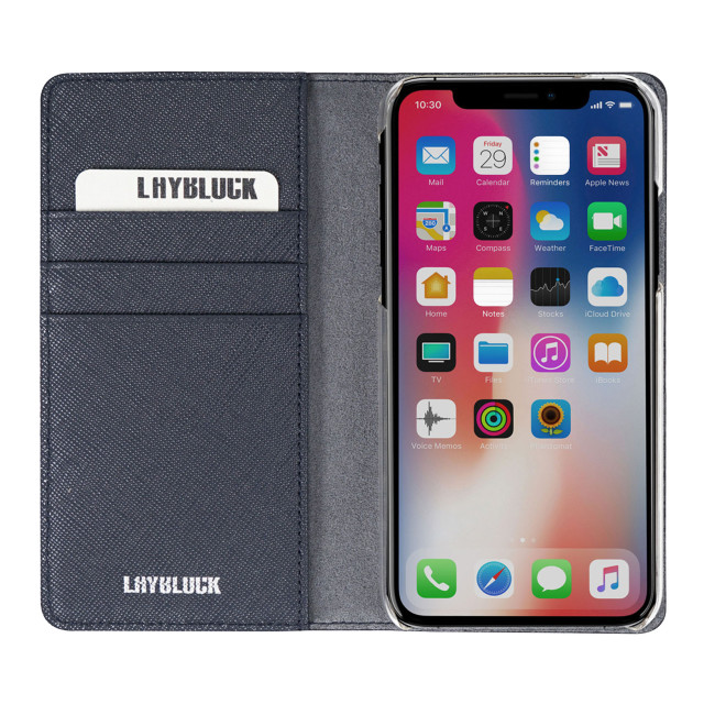 【iPhoneXS Max ケース】Saffiano Flip Case (クラシックネイビー)goods_nameサブ画像