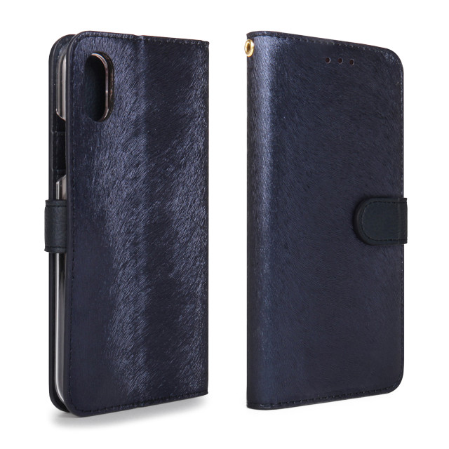 【iPhoneXS Max ケース】CALF Diary (ネイビーブルー)goods_nameサブ画像