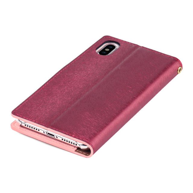 【iPhoneXS Max ケース】CALF Diary (ワインピンク)goods_nameサブ画像