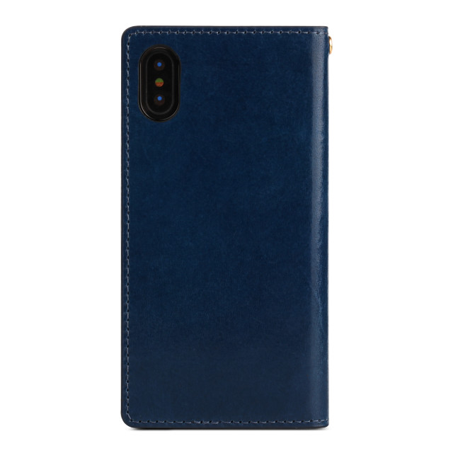 【iPhoneXS Max ケース】ITALY COW LEATHER CASE (ネイビー)サブ画像