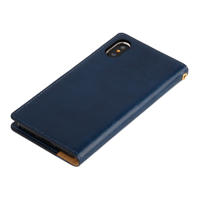 【iPhoneXS Max ケース】ITALY COW LEATHER CASE (ネイビー)サブ画像