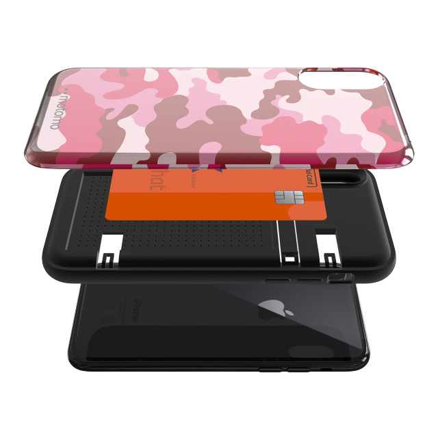 【iPhoneXS/X ケース】CAMO CARD FOLDING CASE (NAVY)サブ画像
