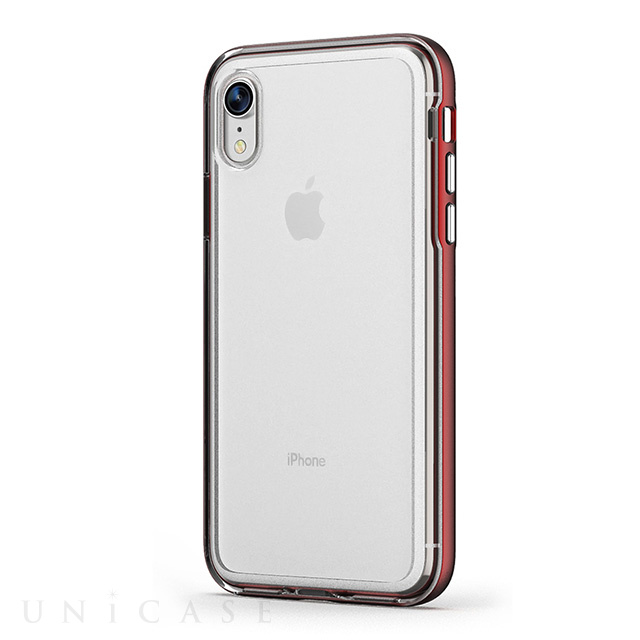 【iPhoneXR ケース】ACHROME SHIELD Premium CASE (マットレッド)