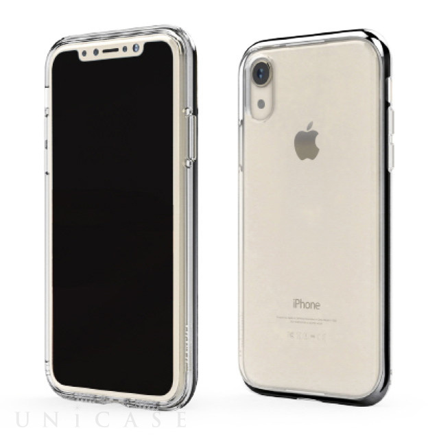 【iPhoneXR ケース】INFINITY CLEAR CASE (ブラック)